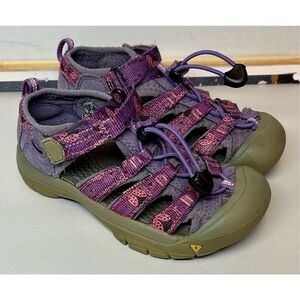 Keen Newport H2 Purple Hearts Ladybug Print 1006061 Sz 12 Rare Discontinued